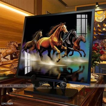 Tranh treo tường ngựa bát mã