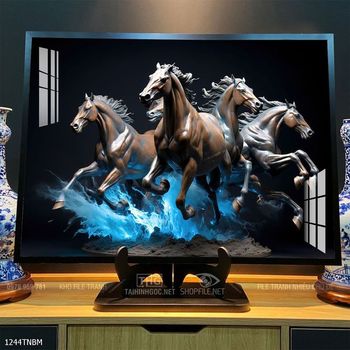 Tranh ngựa mã đáo thành công