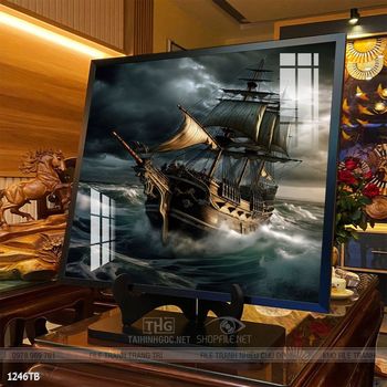 Tranh thuận buồm xuôi gió treo tường đẹp