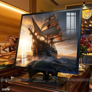 Tranh thuận buồm xuôi gió treo tường