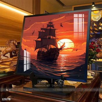 Tranh thuận buồm xuôi gió đẹp