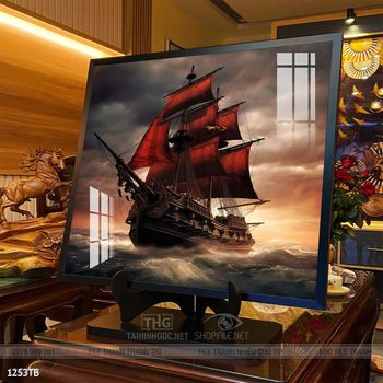 Tranh phong thủy thuận buồm xuôi gió tài lộc đẹp