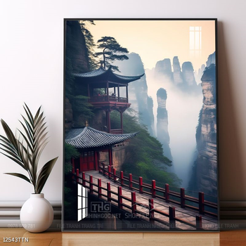 Tranh phong thủy sơn thủy hữu tình