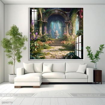 Tranh phong thủy treo trang trí phòng khách