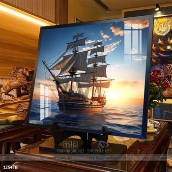 Tranh thuyền buồm và cảnh biển