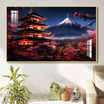 Tranh phong thủy sơn thủy đẹp