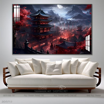 Tranh phong thủy sơn thủy đẹp