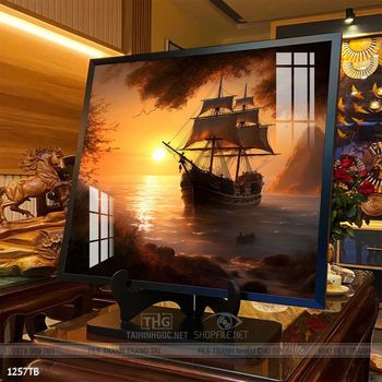 Tranh thuận buồm xuôi gió treo tường đẹp