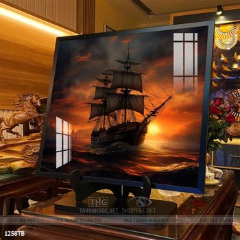 Tranh thuận buồm xuôi gió trang trí tường nhà