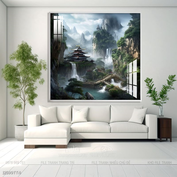 Tranh treo phòng khách theo phong thủy