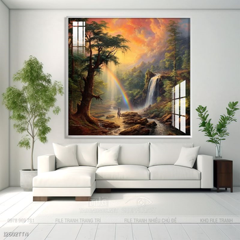 Mẫu tranh phong thủy đẹp và ý nghĩa