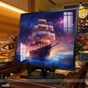 Tranh thuận buồm xuôi gió đẹp ấn tượng