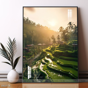 Tranh phong thủy nước non tuyệt đẹp