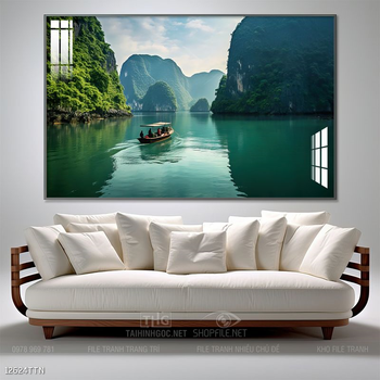 Tranh phong thủy treo trang trí phòng khách