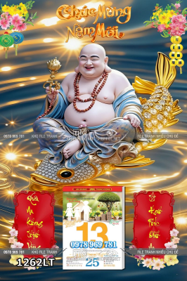 File lịch tết ông Di Lặc Nghinh Tài Rước Lộc 1262LT