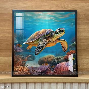 Tranh cá heo đẹp