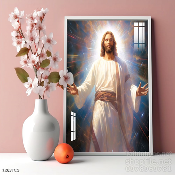 File tranh công giáo decor trang trí tường phòng thờ