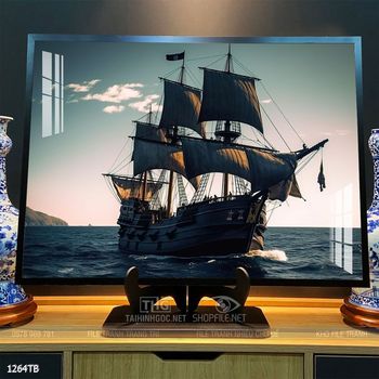 Tranh phong thủy thuận buồm xuôi gió tài lộc đẹp