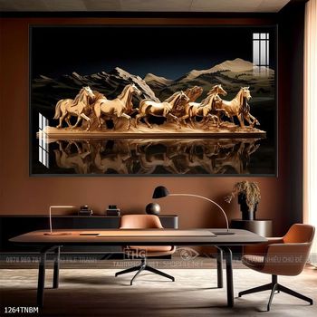 Tranh ngựa treo tường