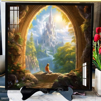 Tranh phong thủy nước non tuyệt đẹp