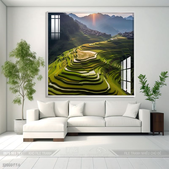 Tranh phong thủy treo trang trí phòng khách