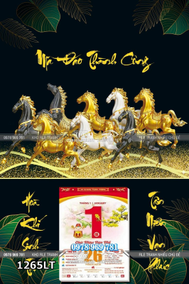 File lịch tết mã đáo thành công tân niên phúc mãn đường 1265LT