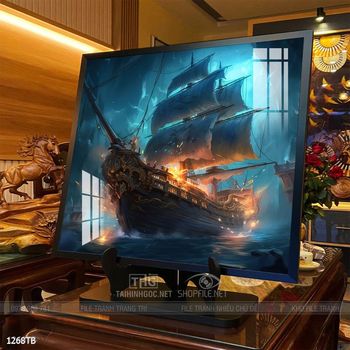 Tranh thuận buồm xuôi gió treo tường đẹp