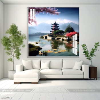 Tranh treo phòng khách theo phong thủy