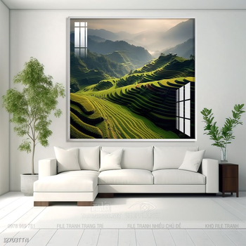 Tranh treo phòng khách theo phong thủy