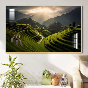 Tranh phong thủy treo trang trí phòng khách