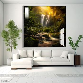 Tranh phong thủy sơn thủy hữu tình