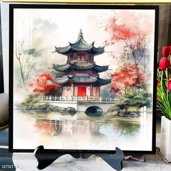 Tranh phong thủy sơn thủy đẹp