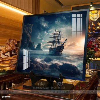 Tranh thuận buồm xuôi gió đẹp