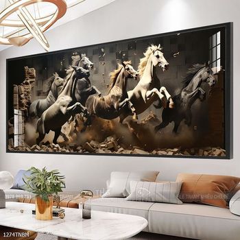 Tranh ngựa đẹp ấn tượng