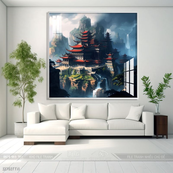 Tranh phong thủy sơn thủy đẹp