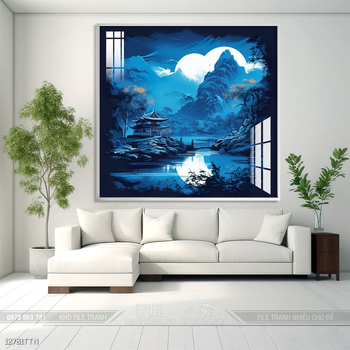 Tranh treo phòng khách theo phong thủy