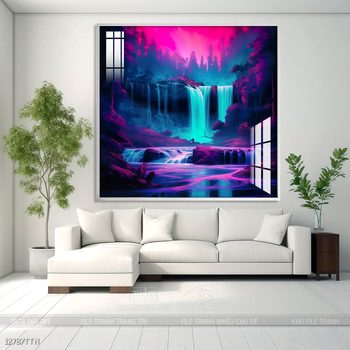 Tranh phong thủy sơn thủy đẹp