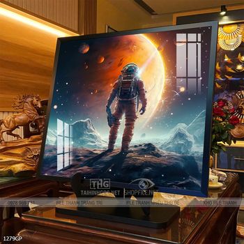 Tranh phi hành gia treo tường