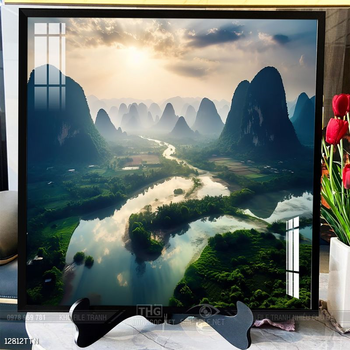 Tranh phong thủy sơn thủy hữu tình