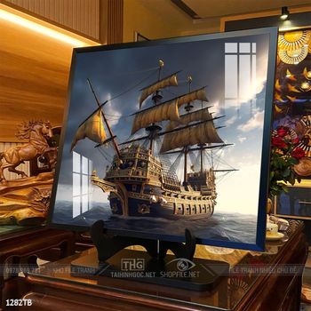 Tranh thuận buồm xuôi gió đẹp ấn tượng