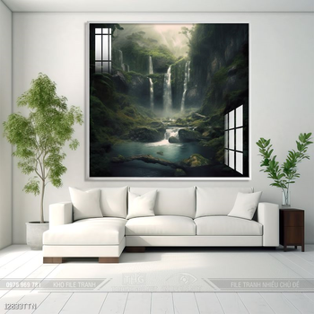 Tranh treo phòng khách theo phong thủy