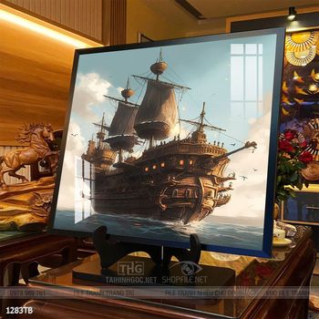 Tranh thuận buồm xuôi gió treo tường