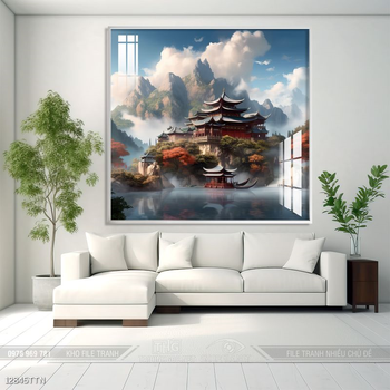 Tranh phong thủy treo trang trí phòng khách