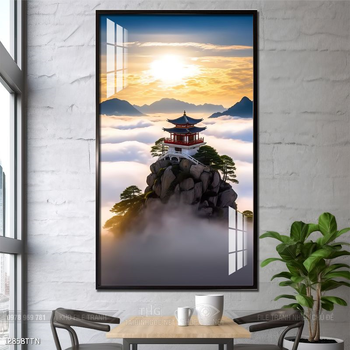 Tranh phong thủy treo trang trí phòng khách