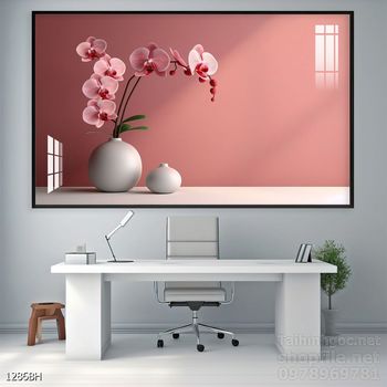 Tranh bình hoa trang trí phòng khách, phòng ăn đẹp