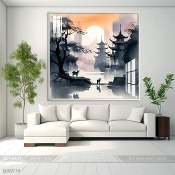 Tranh phong thủy nghệ thuật decor