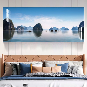 Tranh phong thủy phong cảnh thác nước thiên nhiên