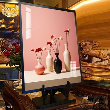 File tranh bình hoa nghệ thuật mẫu mới nhất