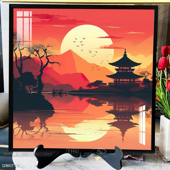 Tranh phong thủy nước non tuyệt đẹp