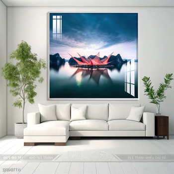 Tranh treo phòng khách theo phong thủy